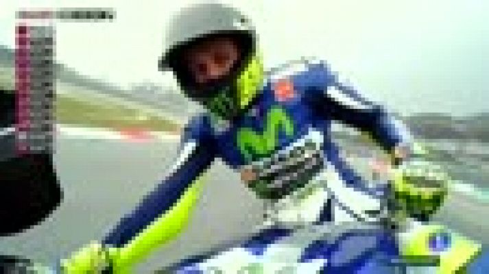 Telediario 1 - Rossi recurre ante el TAS la sanción que le obliga a salir último en Valencia