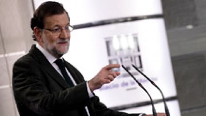 Telediario 1 - Rajoy insta a los partidos a buscar "lo que nos une" sin "debates estériles"
