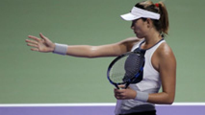 Telediario 1 - Radwanska detiene a Garbiñe Muguruza en semifinales
