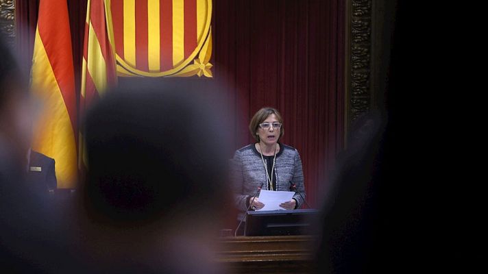 Telediario 1 - Forcadell convoca a la Junta de Portavoces