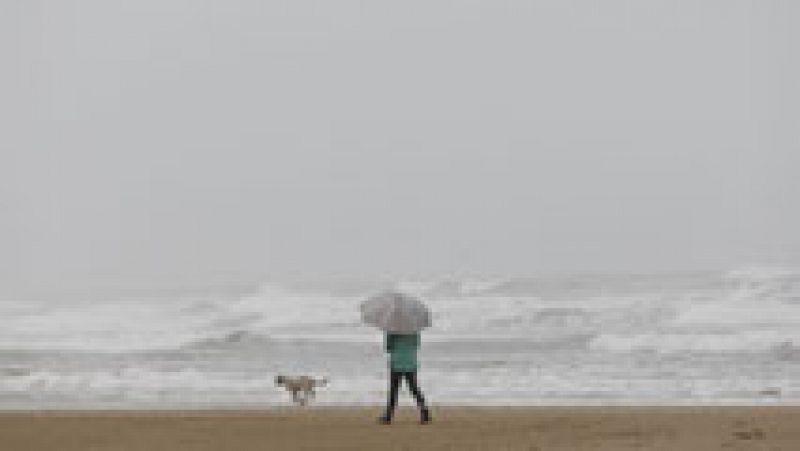 Precipitaciones localmente fuertes en el sur de Andalucía y en Cataluña