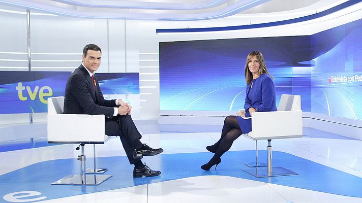 Especiales informativos - Especial informativo - Entrevista a Pedro Sánchez en TVE