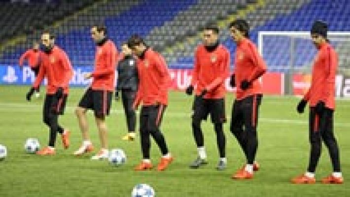 Telediario 1 - El Atlético busca media clasificación contra el Astana y el frío