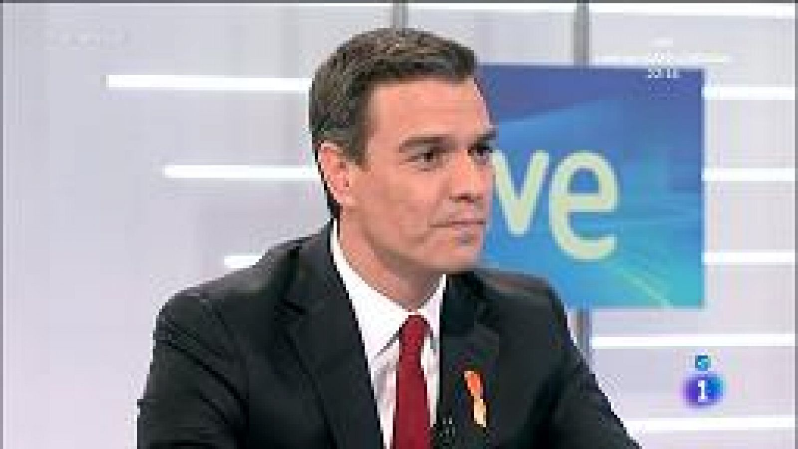 Pedro Sánchez, entrevistado en TVE