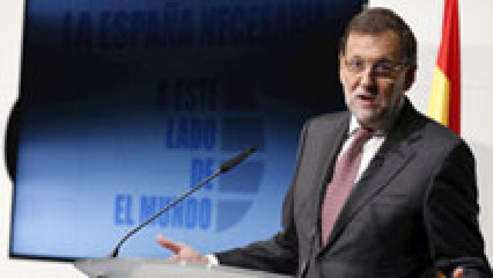 Telediario 1: Rajoy advierte de una "respuesta inmediata" a un declaración | RTVE Play