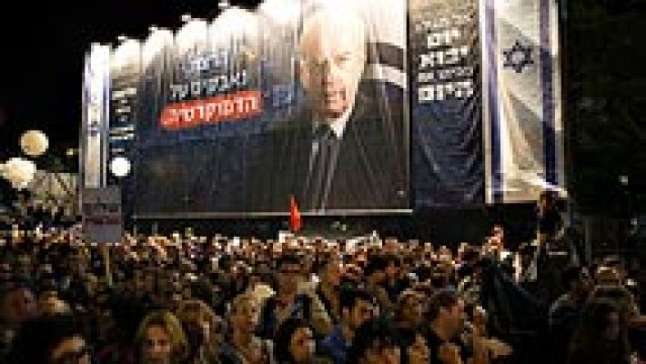 Telediario 1 - Se cumplen 20 años del asesinato del primer ministro israelí Isaac Rabin