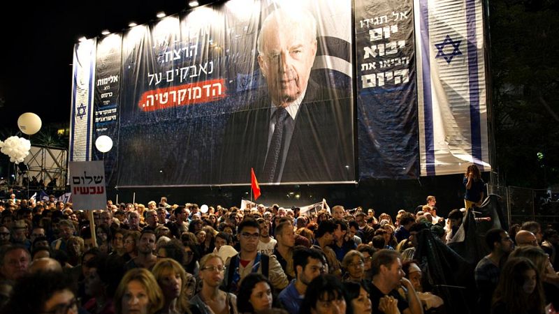 Se cumplen 20 años del asesinato del primer ministro israelí Isaac Rabin