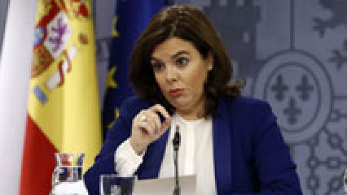 Telediario 1 - El Gobierno pedirá suspender la resolución independentista