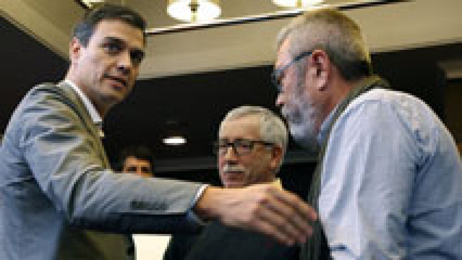 Pedro Sánchez promete a los sindicatos que endurecerá las causas de despido si gobierna