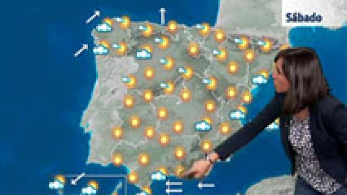 Lluvias en el litoral gallego y buen tiempo en el resto de España