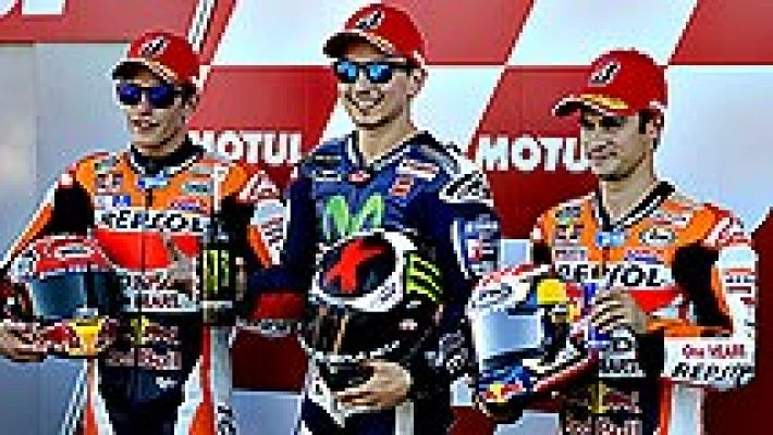 Jorge Lorenzo saldrá primero y Valentino Rossi último