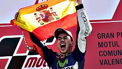 Jorge Lorenzo campeón mundial de MotoGP al ganar en Valencia