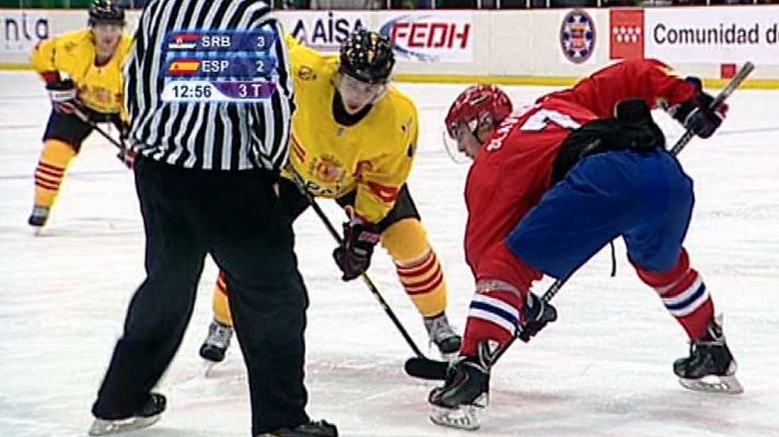 Hockey sobre hielo - Torneo preolímpico: España - Serbia