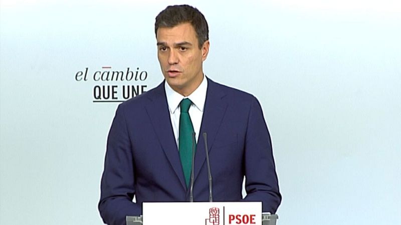 Pedro Sánchez apoya al Gobierno ante una moción que "traiciona la voluntad de la mayoría de los catalanes"