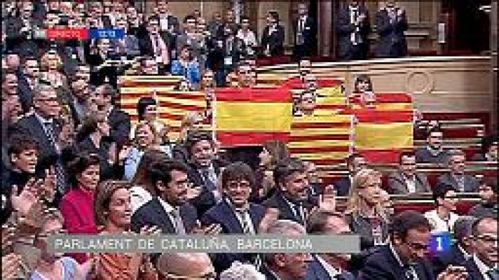 El Parlament aprueba la declaración soberanista