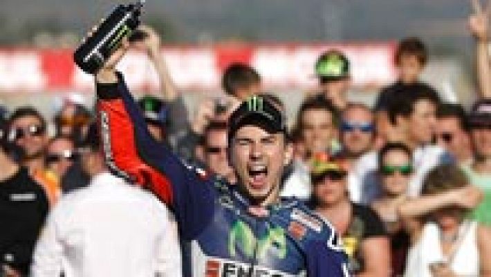 Telediario 1 - Lorenzo ya es el mejor piloto español de la máxima cilindrada del motociclismo