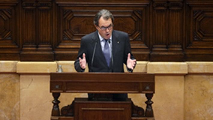 Mas promete pasar "de la autonomía al Estado" catalán en 18 meses