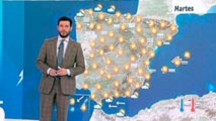 Tiempo estable y temperaturas altas