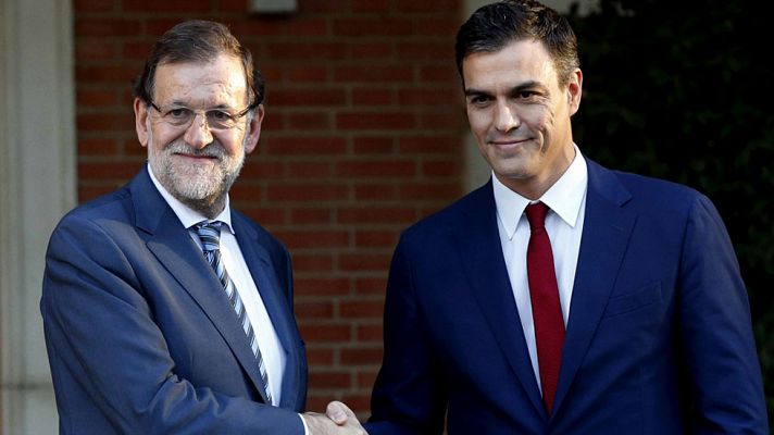 Sánchez se reúne con Rajoy en la Moncloa