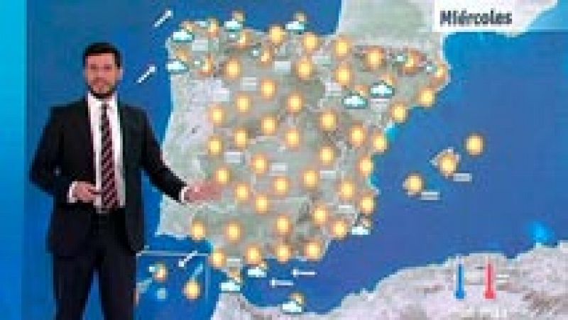 Tiempo estable con temperaturas cada vez más bajas