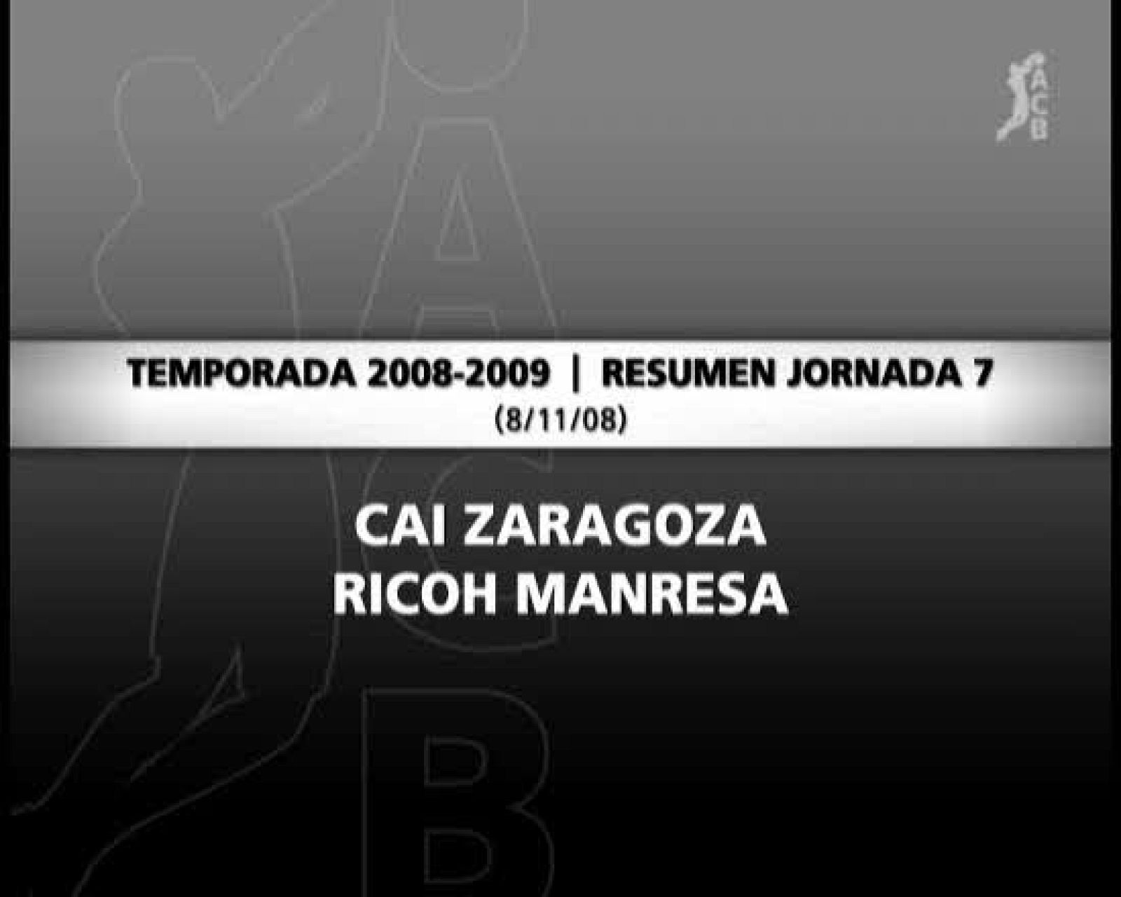 CAI Zaragoza 78-61 Ricoh Manresa - Baloncesto en RTVE | Ver