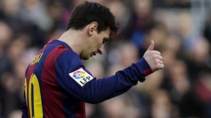 Telediario 1 - Messi trabaja para llegar al Clásico