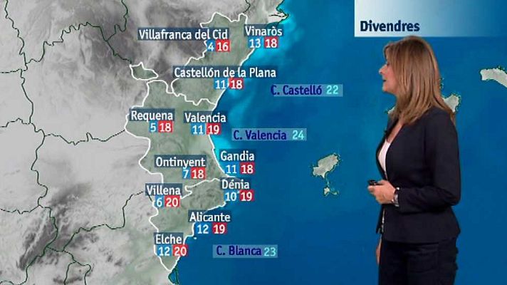 L'informatiu - Comunitat Valenciana - El tiempo en la Comunidad Valenciana - 12/11/15