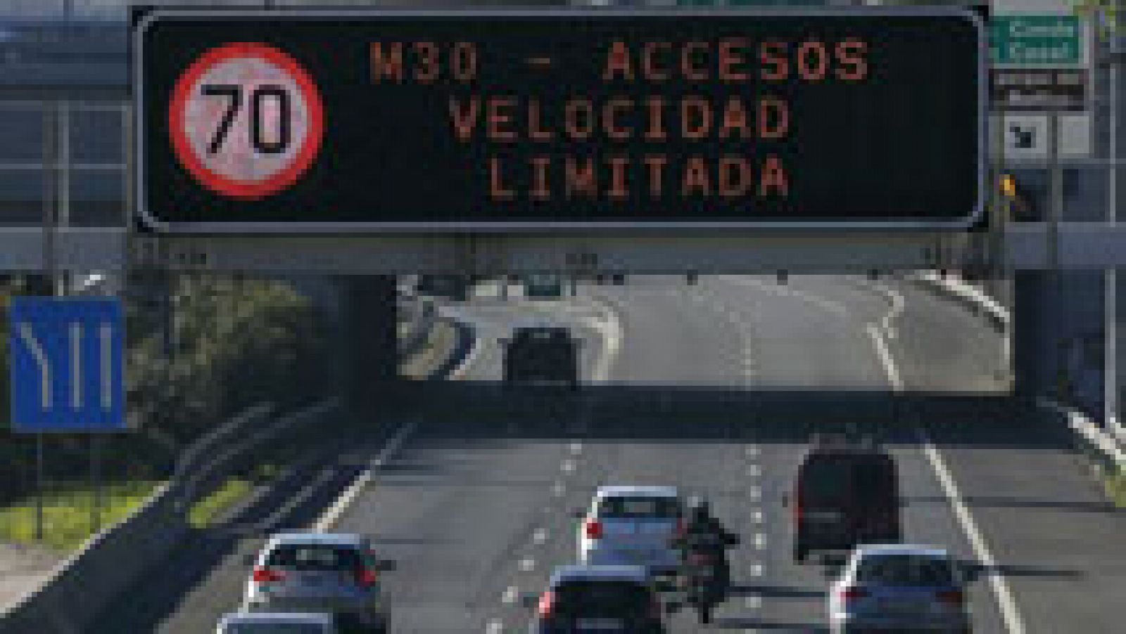 El Ayuntamiento de Madrid reduce la velocidad máxima de circulación debido a los altos niveles de contaminación 