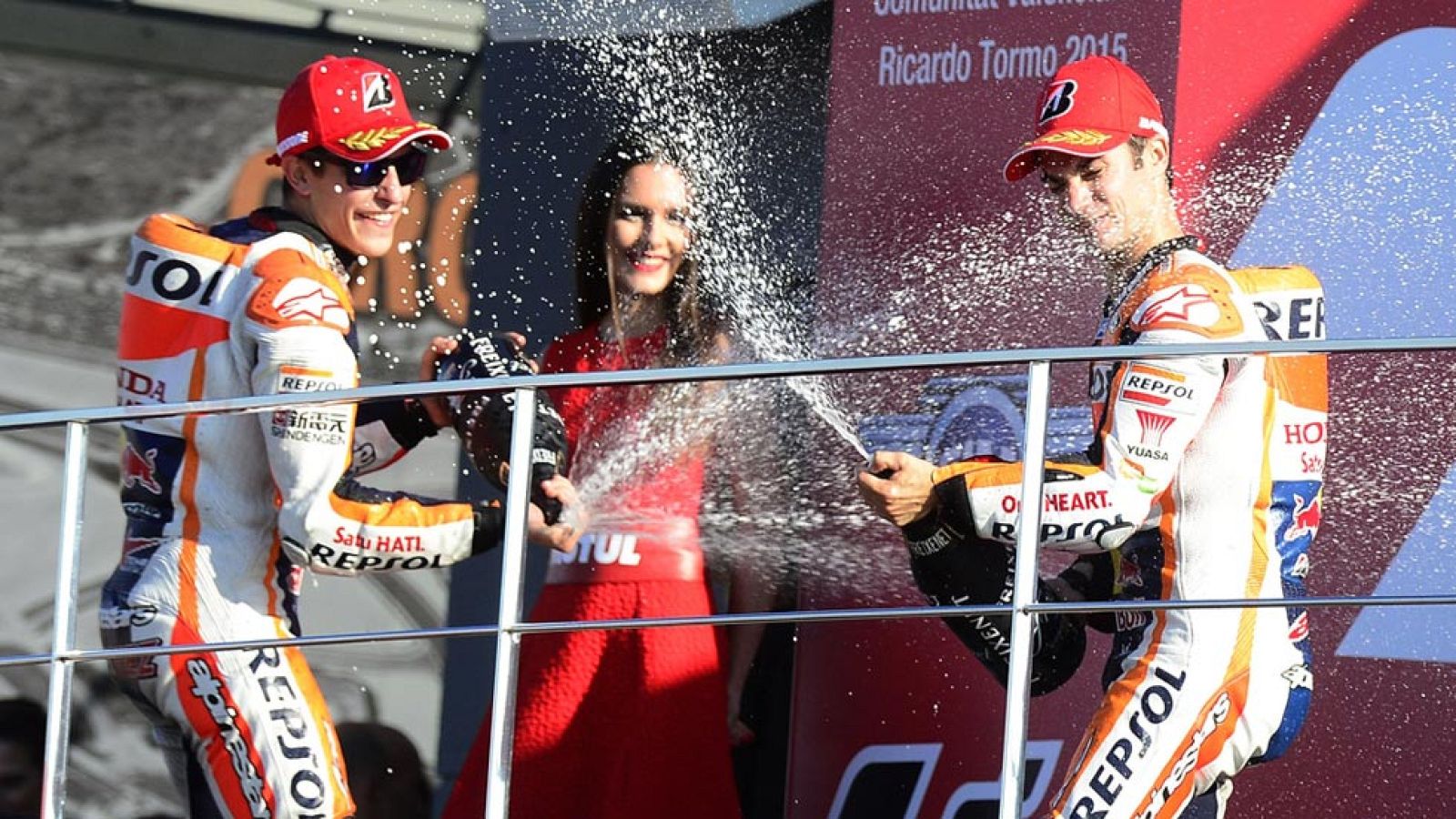 Dani Pedrosa y Marc Márquez se preparan para la próxima temporada