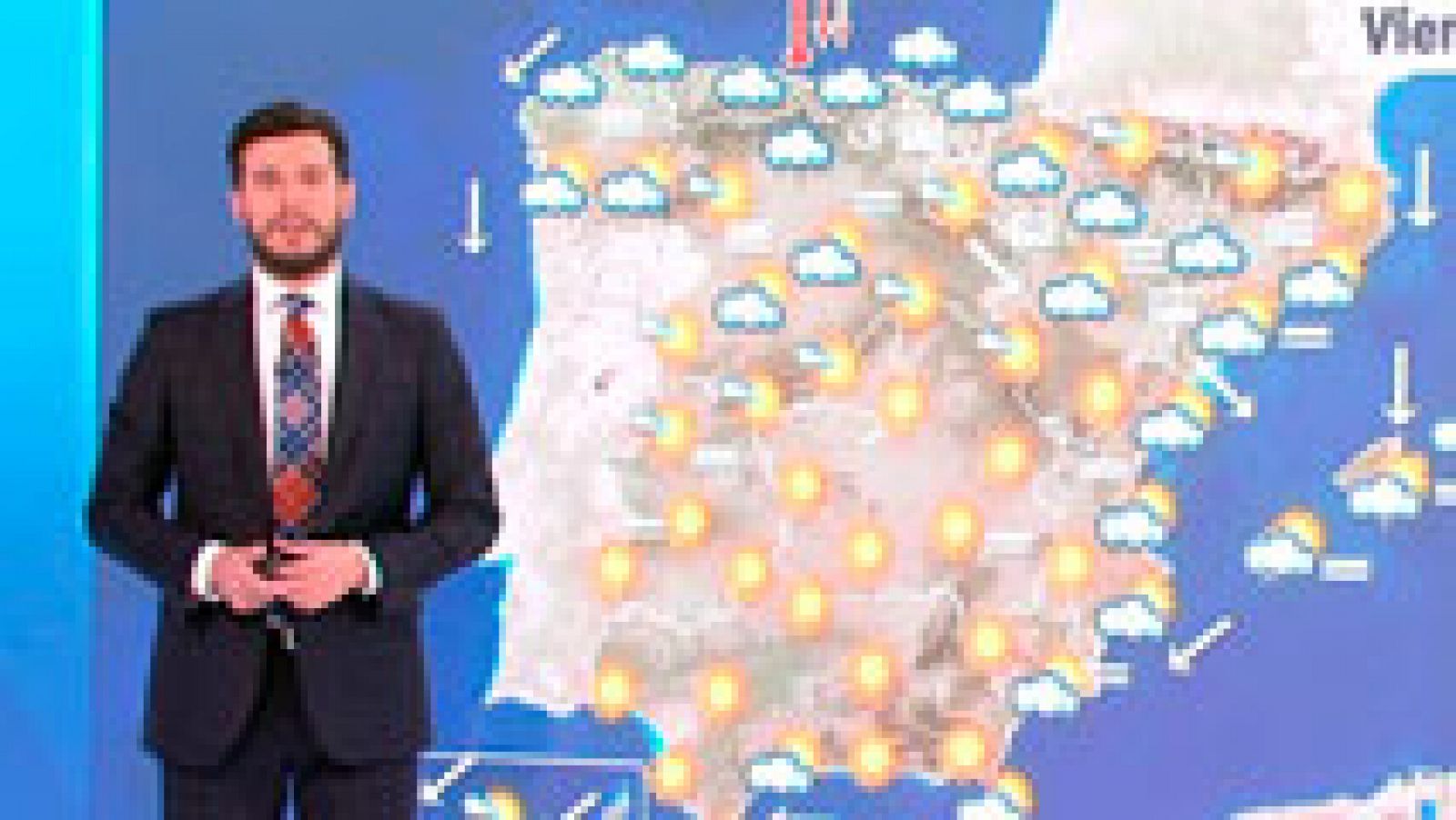 El tiempo: Temperaturas en ligero descenso en la mitad norte a partir d | RTVE Play