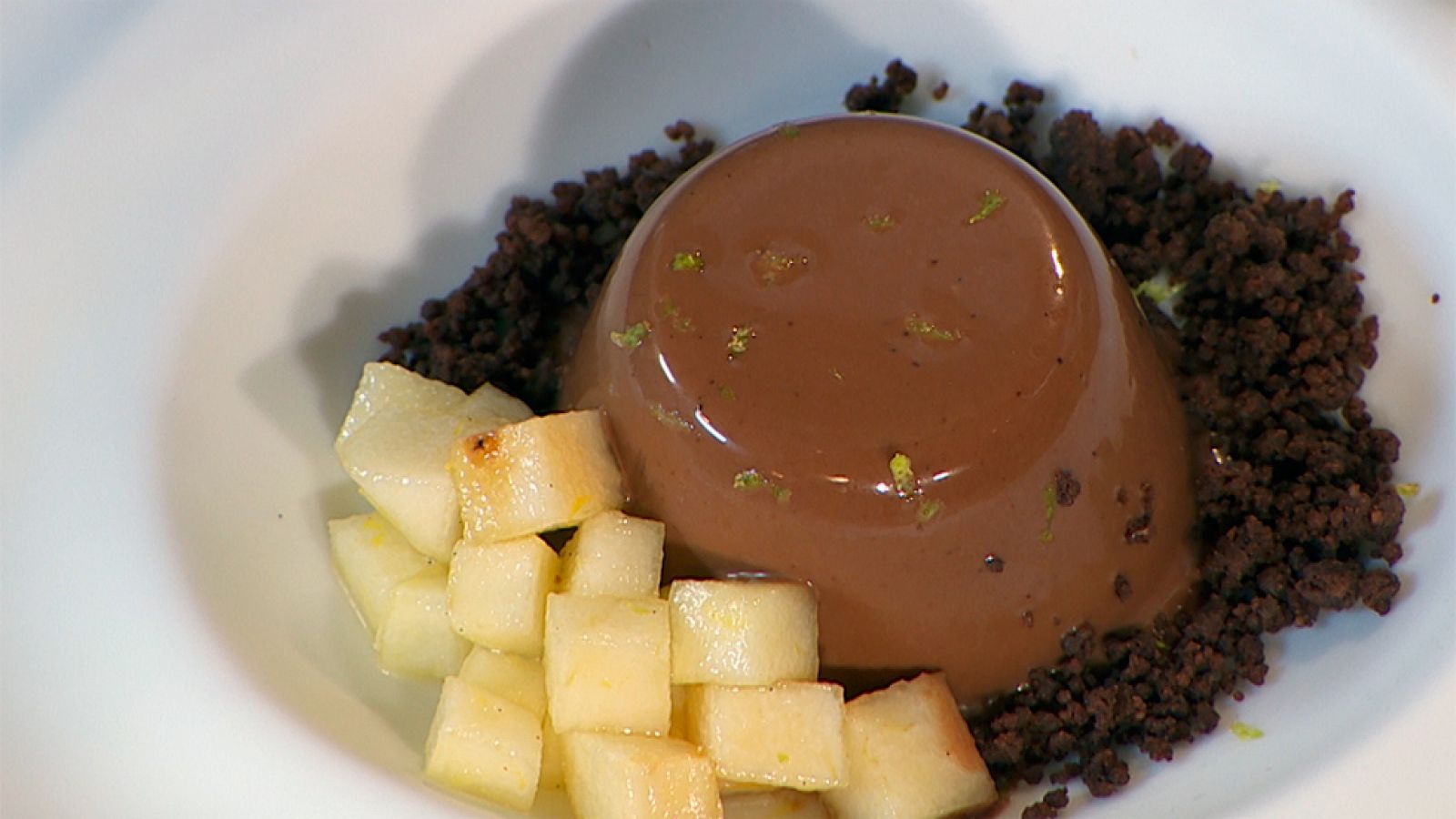 Receta de panna cotta de chocolate y caramelo