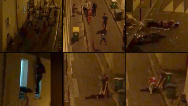 Imgenes del momento del ataque terrorista en la sala Bataclan