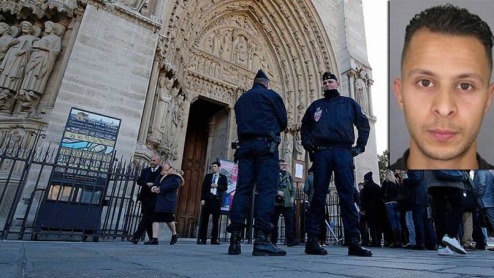 Telediario 1 - Francia busca a un terrorista huido