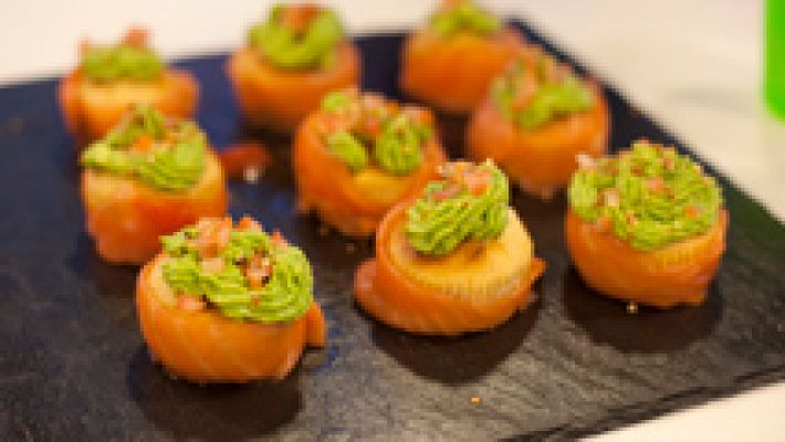 Cupcakes de salmón mexicano 