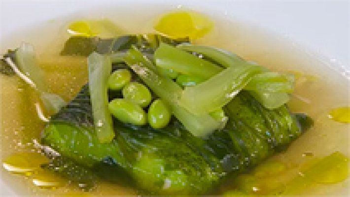 RTVE Cocina - Merluza con caldo de algas