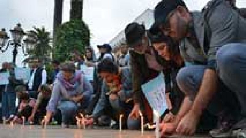 Concentraciones en Rabat y Casablanca en homenaje a las víctimas