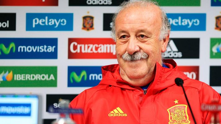 Telediario 1 - Del Bosque: "Me gustaría que la Eurocopa se jugará en Francia"