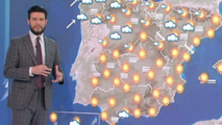 Sube el termómetro por el norte y baja en Canarias