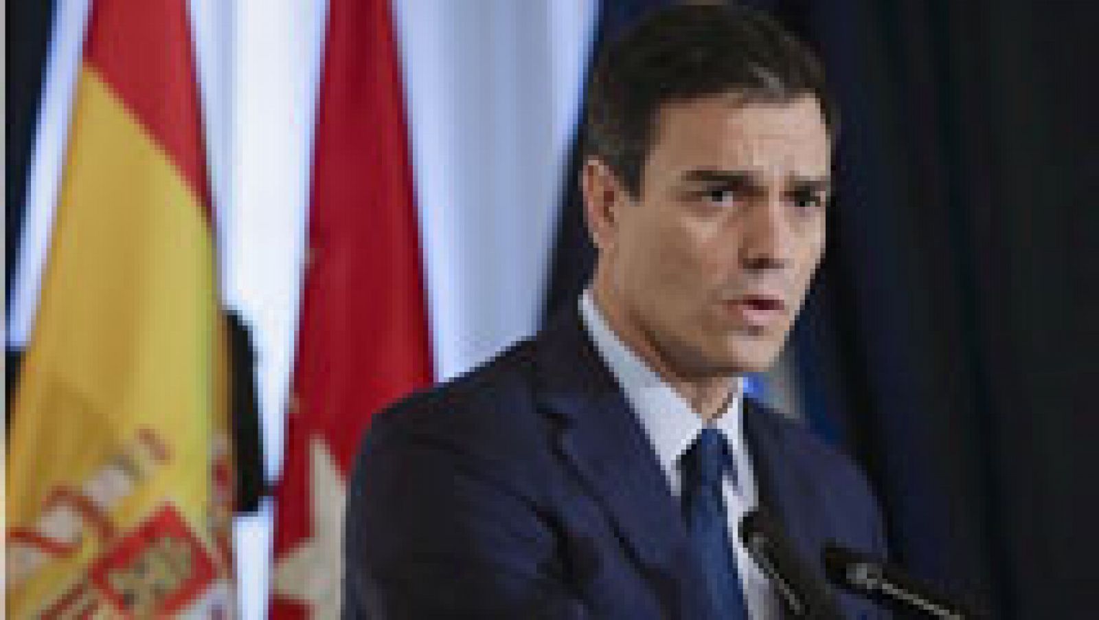 Telediario 1: Sánchez reclama a Rajoy que aclare su posición ante una hipotética intervención militar contra el Estado Islámico | RTVE Play