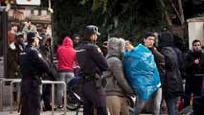 Detenidos 80 okupas en el colegio mayor San Juan Evangelista