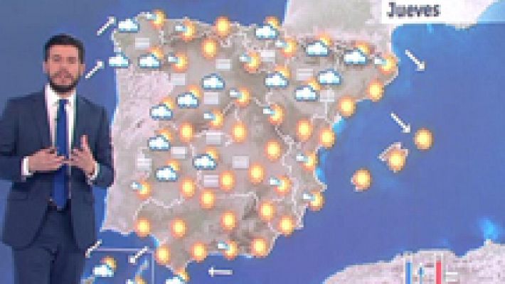 El tiempo - Suben las temperaturas en la meseta sur y el Mediterráneo