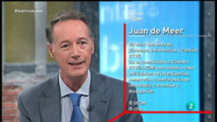 La Aventura del Saber. Juan de Meer, Director de Sistema de RTVE, y José Mª Álvarez Rodríguez. UC3M