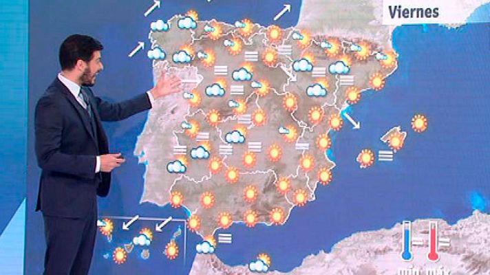 El tiempo - Nubes y notable descenso térmico en el norte peninsular