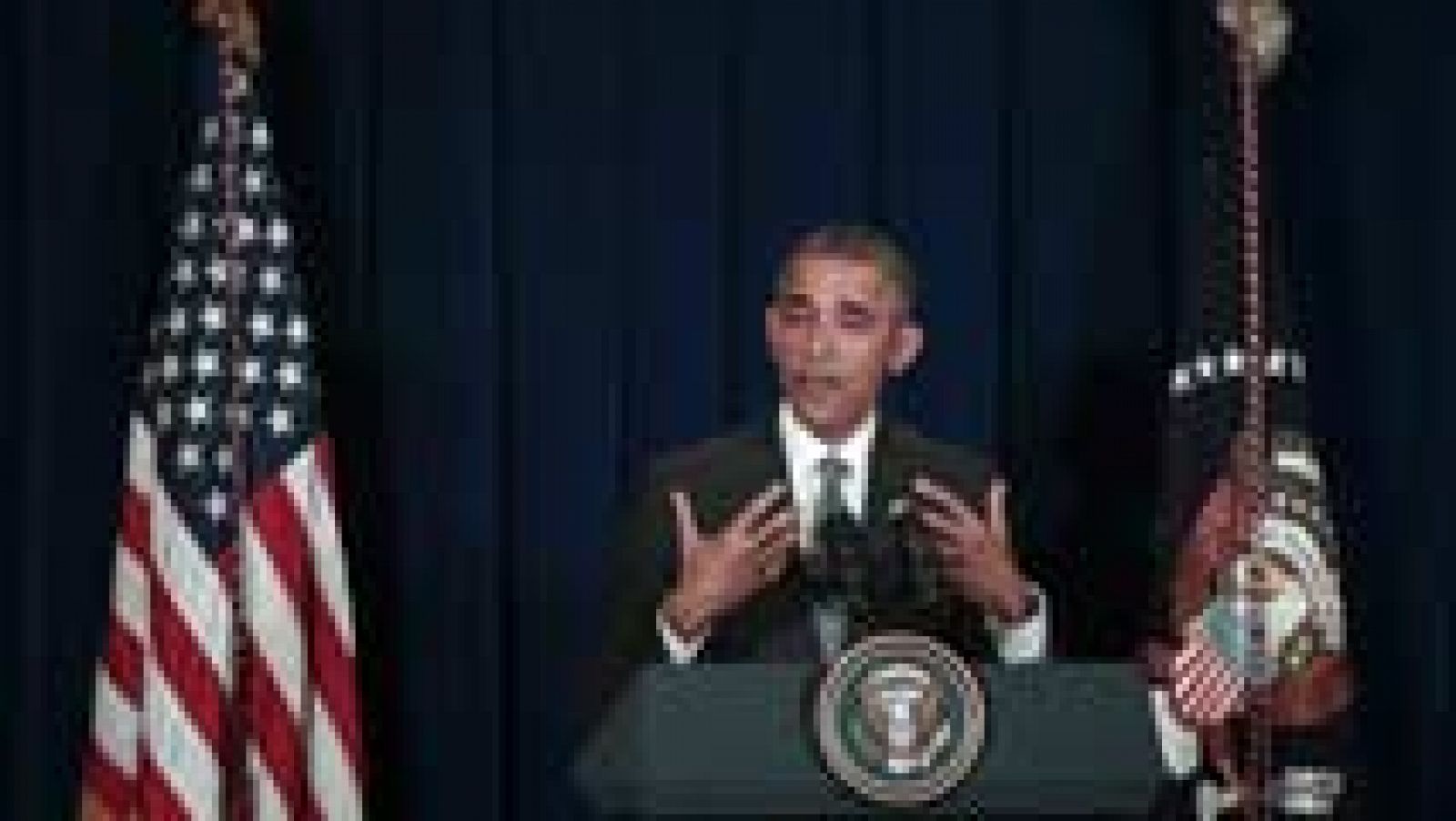 Telediario 1: Obama, sobre el Estado Islámico: "No sucumbiremos al miedo" | RTVE Play