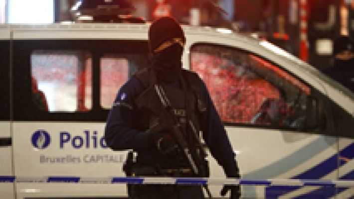 Operación antiterrorista en el centro de Bruselas