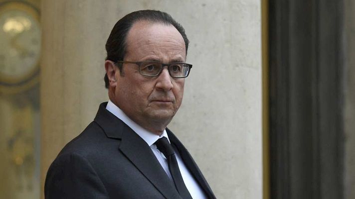 Telediario 1 - Hollande intenta forjar una amplia coalición internacional para destruir las bases del Estado Islámico