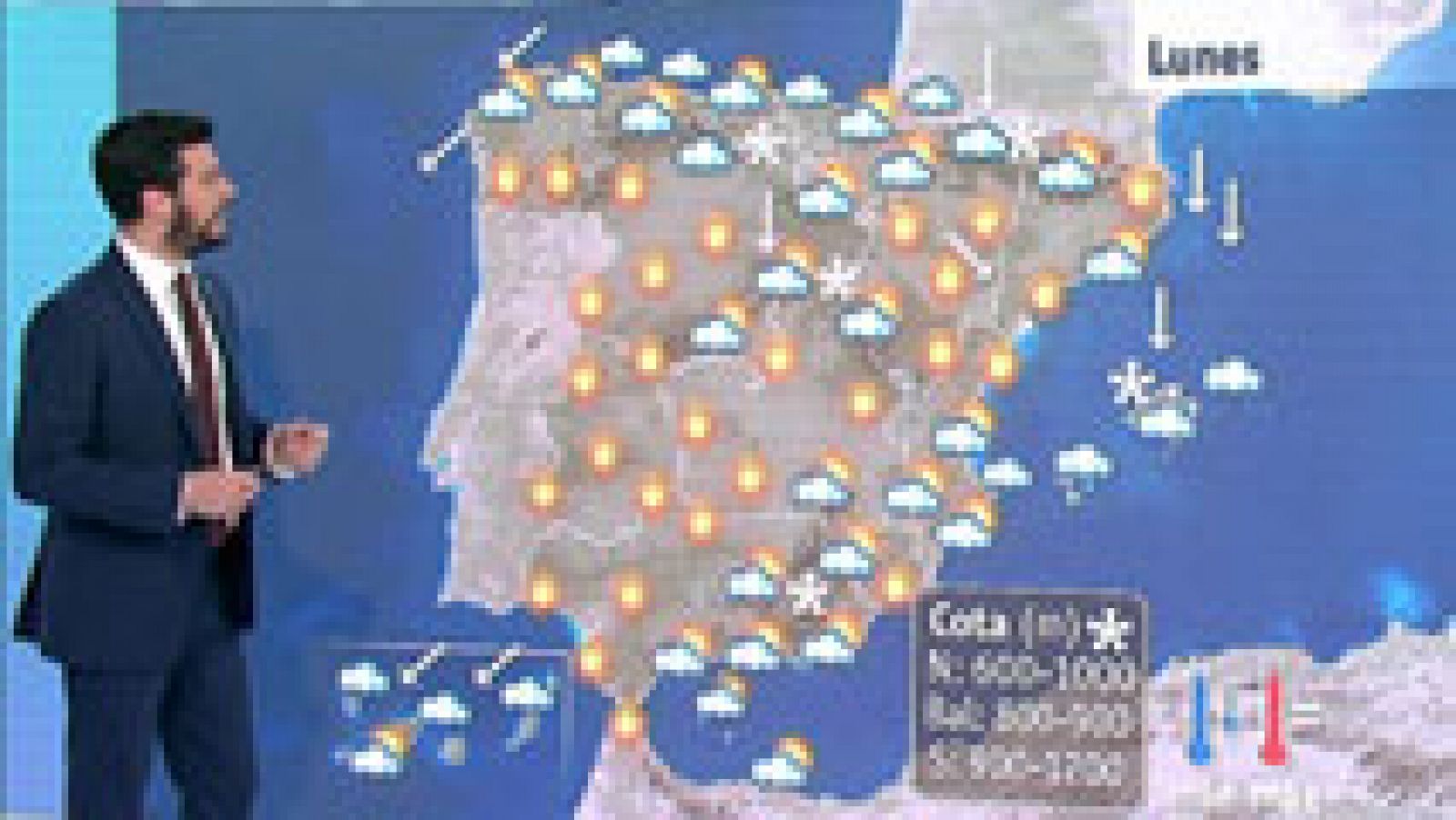 El tiempo: Heladas en la mayor parte del interior peninsular y temperaturas mínimas en descenso | RTVE Play