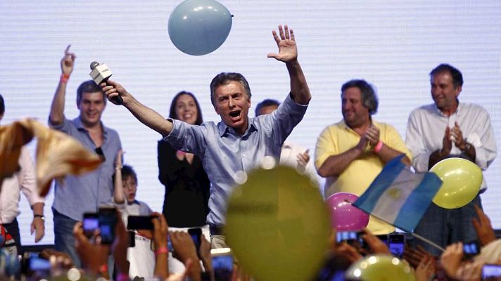 Telediario 1 - Macri gana las elecciones en Argentina poniendo punto final a 12 años de peronismo