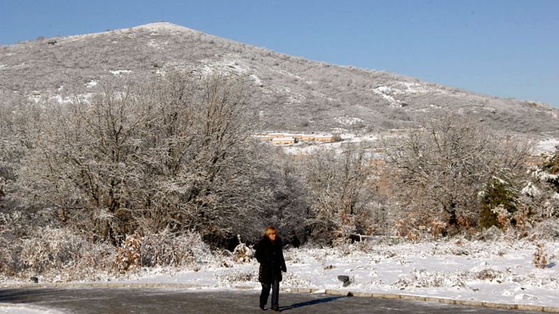 20 provincias amanecen en alerta por nieve, viento y bajas temperaturas