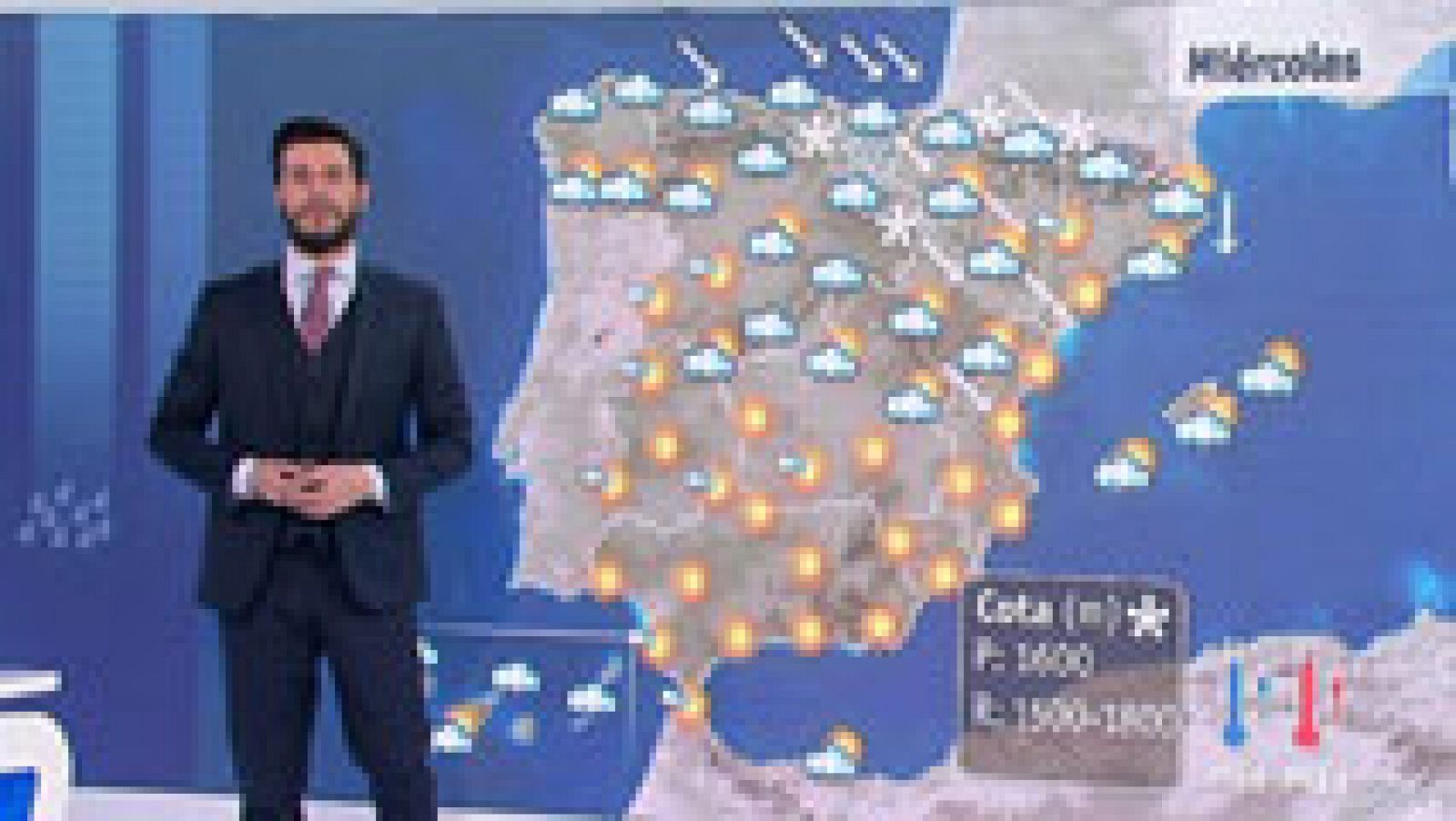 El tiempo: Jornada con fuertes rachas de viento e intensas lluvias en el noreste | RTVE Play